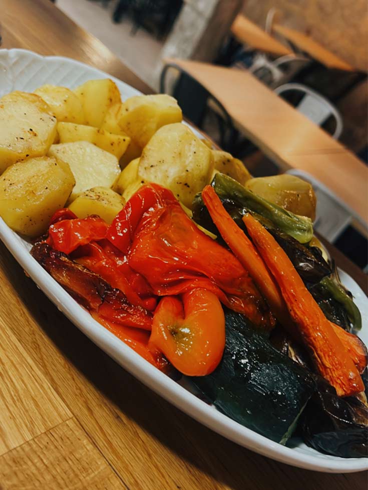 parrillada verdura